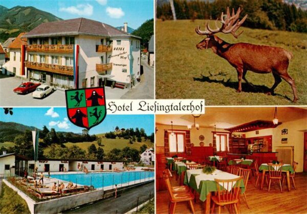 Mautern Steiermark Hotel Liesingtalerhof Freibad Gaststube Hirsch