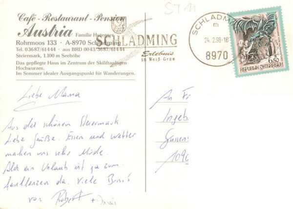 Schladming Obersteiermark AT Gasthof Pension Austria – Bild 2