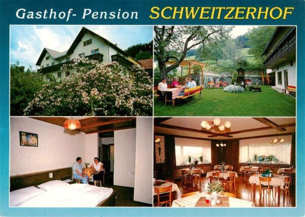 Hartberg Steiermark Gasthof Pension Schweitzerhof Gastraum Zimmer Garten