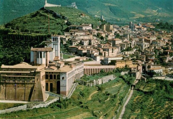 Assisi Umbria Fliegeraufnahme