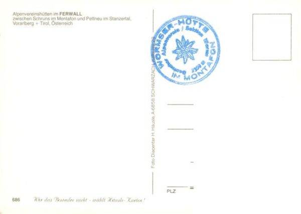 Ferwall Vorarlberg AT Wormser Huette Heilbronner Huette Darmstaedter Huette Edmu – Bild 2