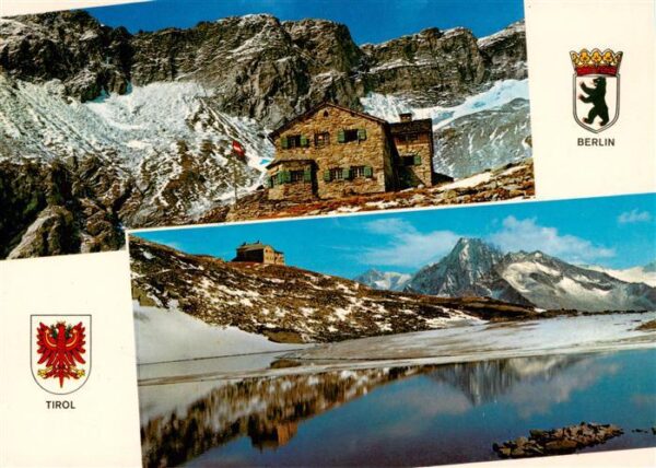 Zillertal Tirol AT Friesenberghaus Friesenberg Scharte Friesenbergsee mit Gr Gre