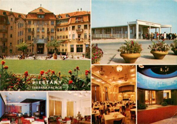 Piestany Pistian Poestyen SK Thermia Palace Gastraeume Teilansichten
