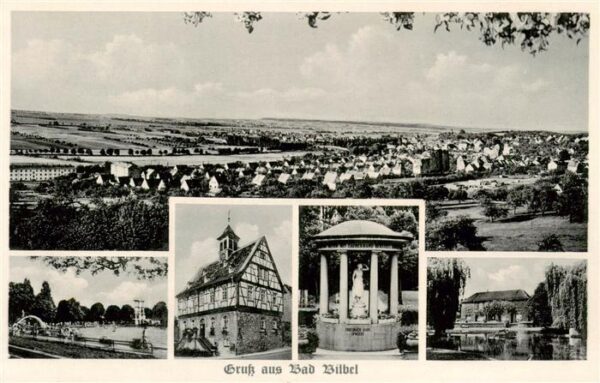 Bad Vilbel Panorama Fachwerkhaus Pavillon Teich