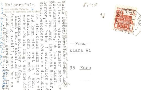 Bad Neustadt Kaiserpfalz Fliegeraufnahme – Bild 2