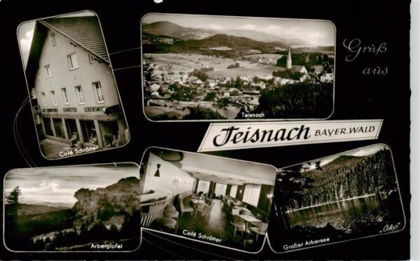 Teisnach Cafe Schroetter Gastraum Panorama Arbergipfel Grosser Arbersee