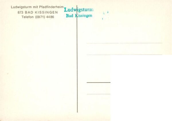 Bad Kissingen Ludwigsturm mit Pfadfinderheim – Bild 2