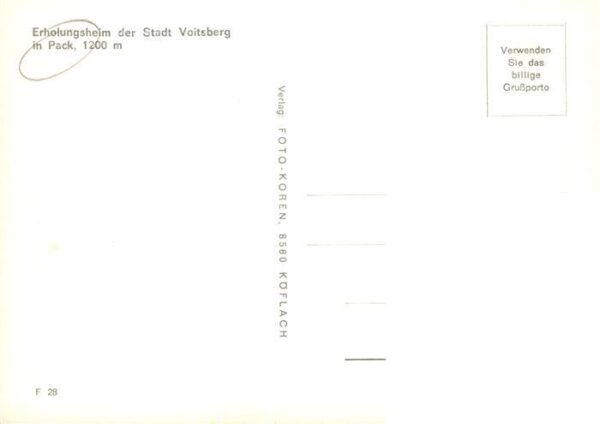 Pack Steiermark AT Erholungsheim der Stadt Voitsberg – Bild 2