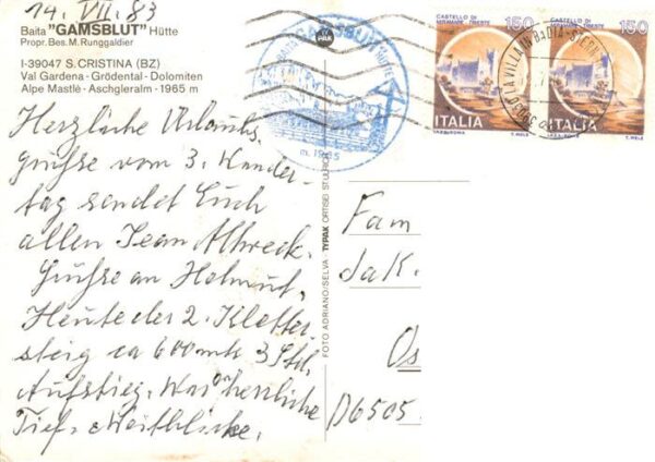 San Cristina Santa Cristina Valgardena Suedtirol IT Baita Gamsblut Huette – Bild 2
