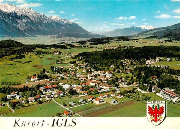 Igls Tirol AT Fliegeraufnahme