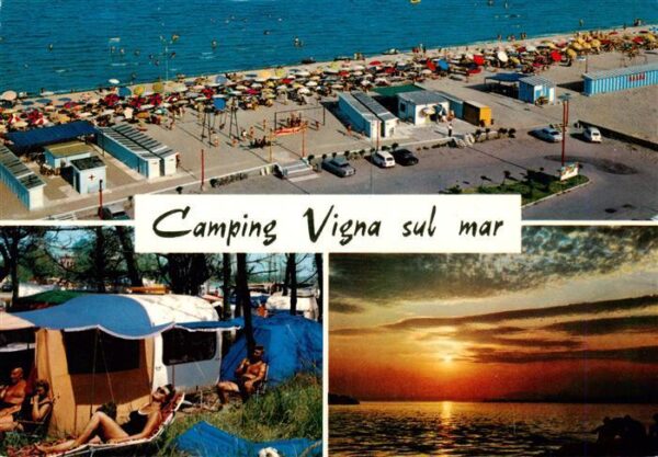 Vigna-sul-Mar Lido della Nazioni Comacchio IT Camping Vigna sul mar Sonnenunterg