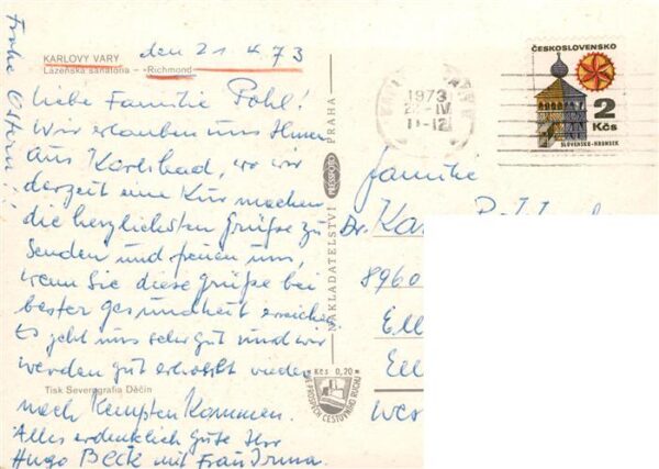 Karlovy Vary Karlsbad Lazenska sanatoria Richmond Details – Bild 2