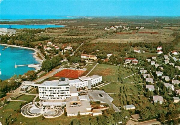Porec Croatia Hotel Turist Fliegeraufnahme