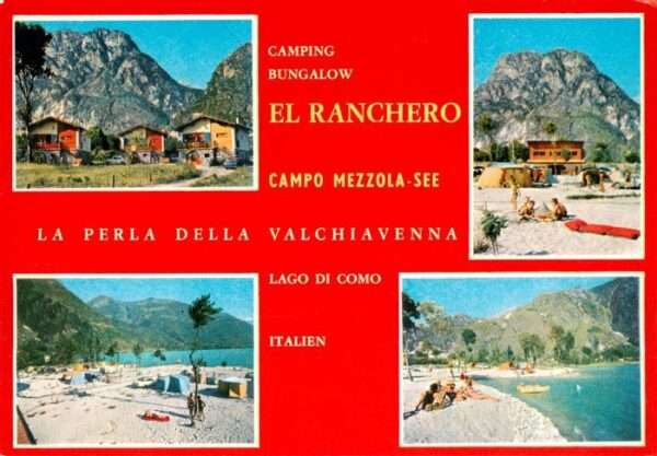 Lago di Como Camping Bungalow Campo Mezzola See Strandpartien