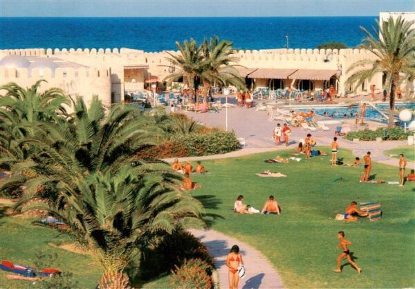 SOUssE  Tunesie Hotel Tour Khalef Liegewiese Freibad