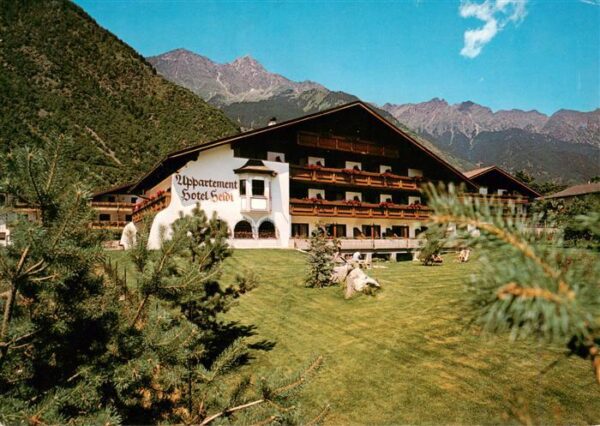 Rabland Partschins Merano Suedtirol AT Aparthotel Heidi