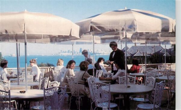 Sausalito California USA The Continental Alta Mira Hotel Terrasse