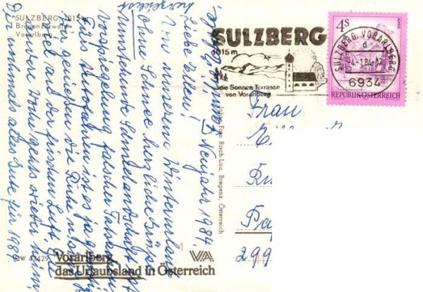 Sulzberg Vorarlberg AT Fliegeraufnahme – Bild 2