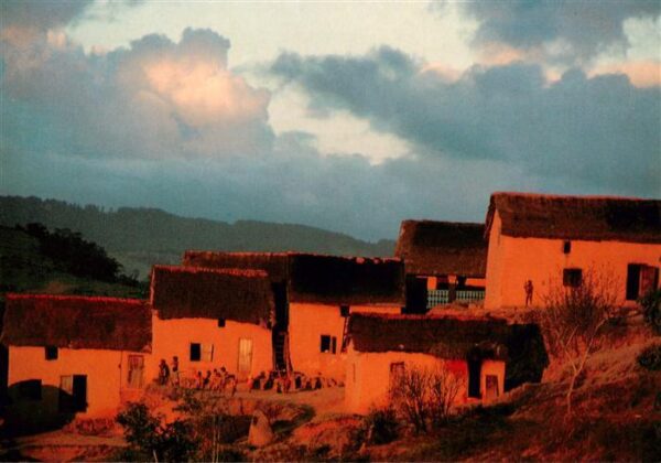 Antananarivo Tananarive Madagaskar Village des hauts plateaux de l'Imerina