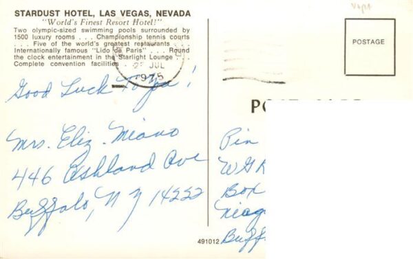 Las Vegas Nevada Stardust Hotel Pool – Bild 2