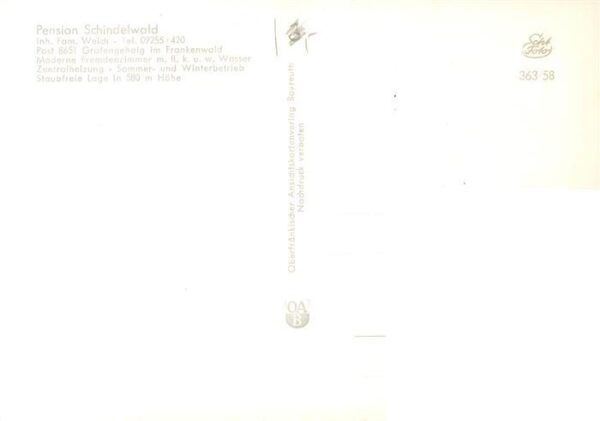 Grafengehaig Pension Schindelwald – Bild 2