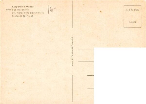 Bad Woerishofen Kurpension Mueller – Bild 2