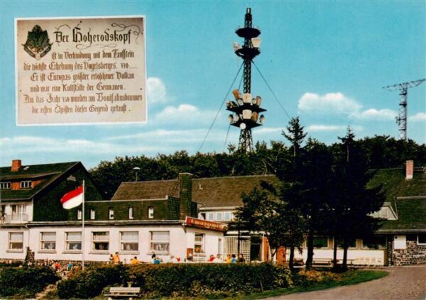Hoherodskopf Schotten Berggasthof UKW Sendetuerme