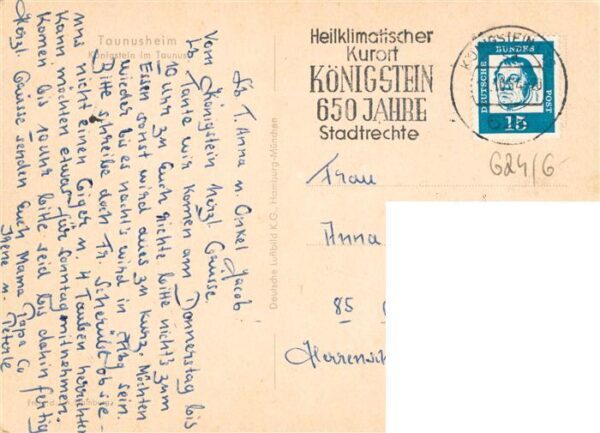 Koenigstein  Taunus Taunusheim Fliegeraufnahme – Bild 2