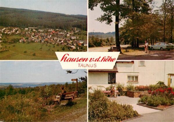 Hausen Hoehe Taunus Fliegeraufnahme Naturpark Rhein Taunus Gaststaette