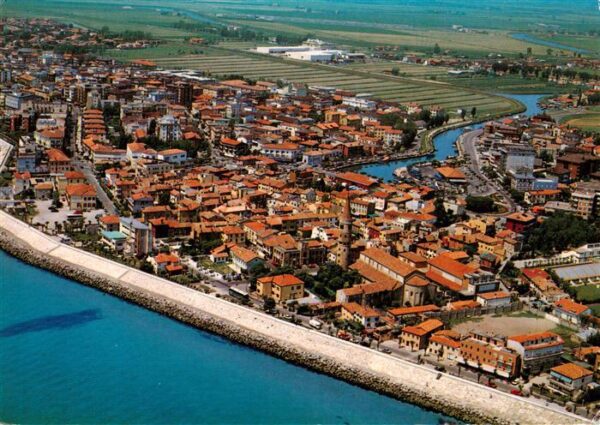 Caorle Veneto IT Fliegeraufnahme