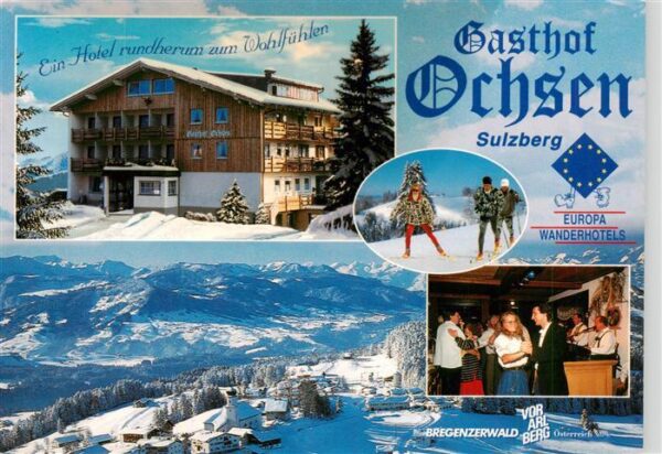 Sulzberg Vorarlberg AT Europa Wanderhotel Gasthof Ochsen Panorama Tanzraum Langl