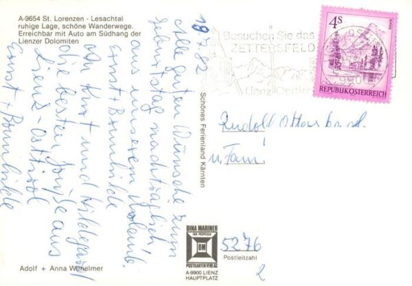 St Lorenzen Lesachtal Kaernten AT Calcium Magnesium Sulfat Quelle Alpengasthof T – Bild 2