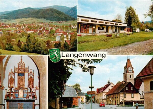 Langenwang Steiermark Panorama Camping Kirche Altar Ortspartie