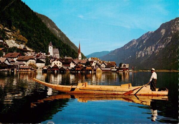 Hallstatt Oberoesterreich AT Partie am Hallstaetter See