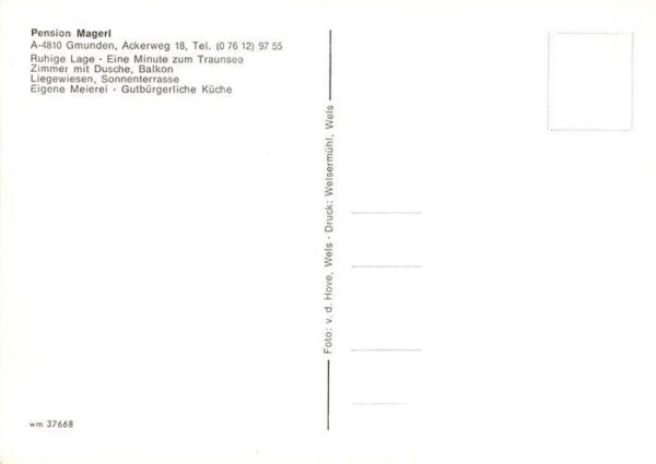 Gmunden Traunsee Salzkammergut AT Pension Haus Magerl – Bild 2