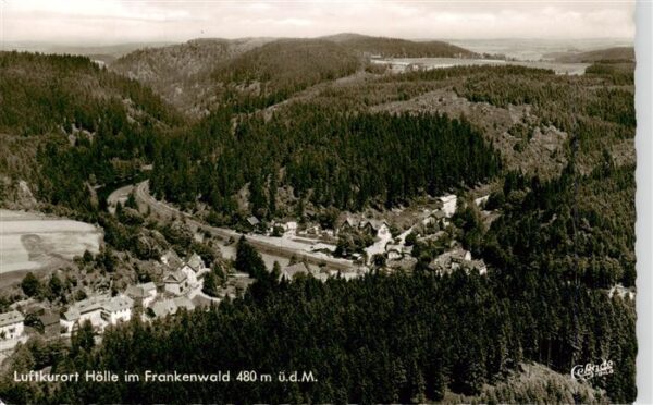 Hoelle Bad Steben Hoellental Fliegeraufnahme