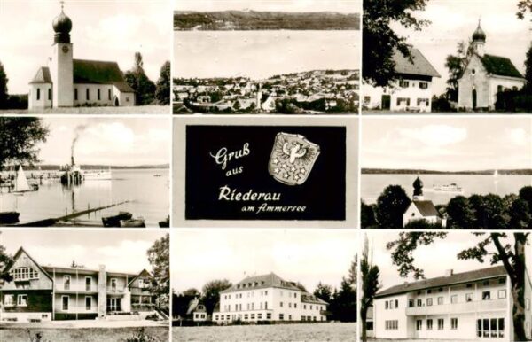 Riederau Ammersee Kirchen Panorama Seepartie Weggenossenheim Freizeitenheim Gene