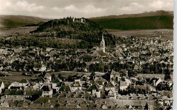 Tuttlingen Stadt Ruine und Honberg Fliegeraufnahme