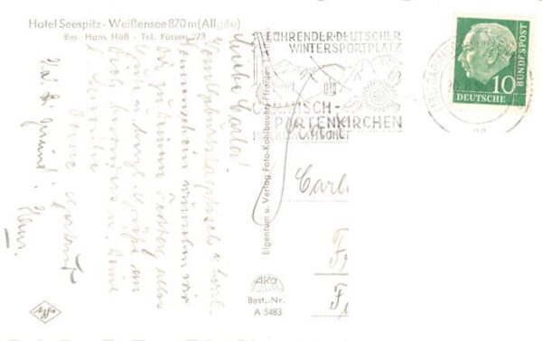 Weissensee Fuessen Hotel Seespitz mit Saeuling und Fuessener Berge – Bild 2