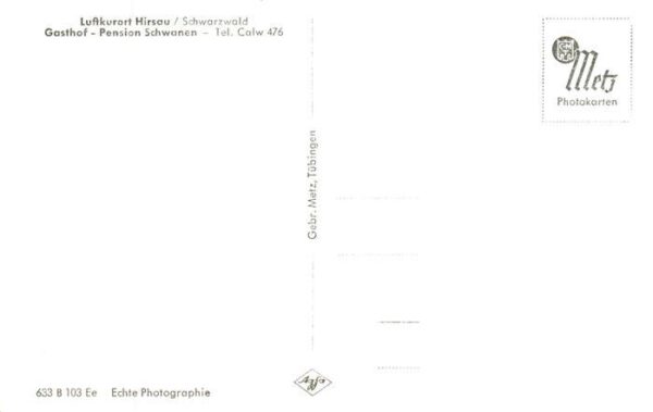 Hirsau Gasthof Pension Schwanen – Bild 2