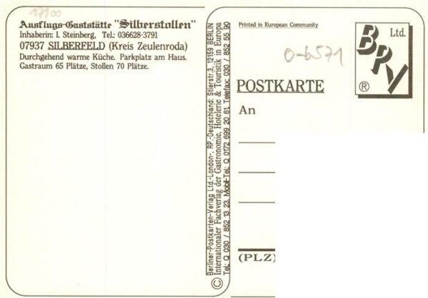 Silberfeld Ausflugs Gaststaette Silberstollen Gastraeume – Bild 2