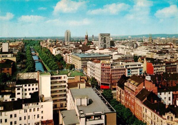 Duesseldorf Koenigsallee und City