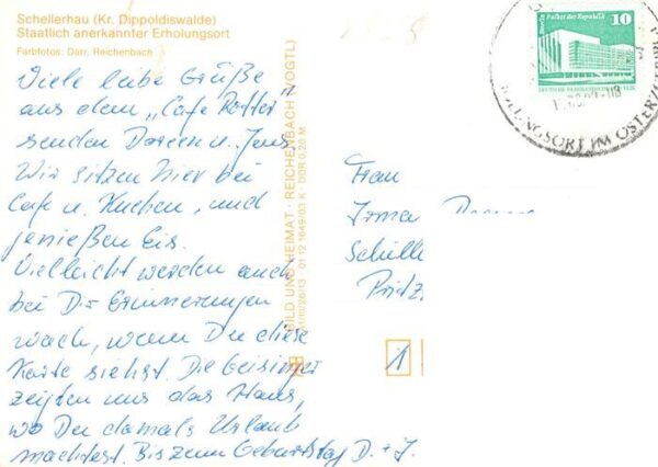 Schellerhau Cafe Conditorei Rotter Gastraeume Kuchentheke – Bild 2