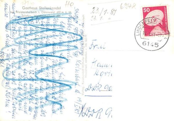 Waldmichelbach Wald-Michelbach Gasthaus Stallenkandel – Bild 2