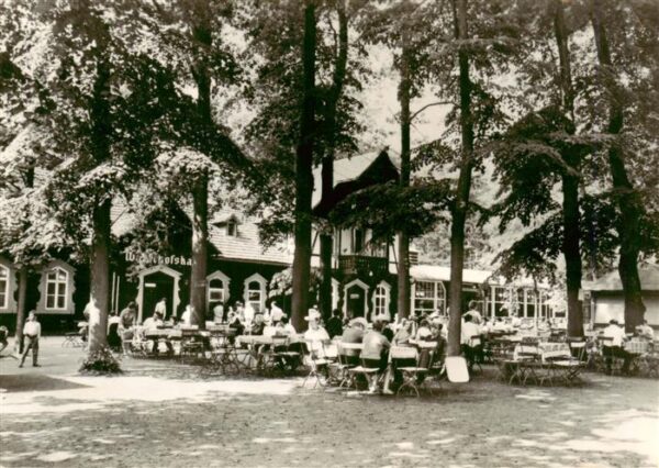 Luebbenau Spreewald HO Spreewaldgaststaette Wotschofska Freiterrasse