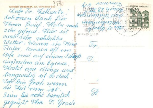 Bad Wildungen Reinhardshausen Dr Winkhaus Bau – Bild 2