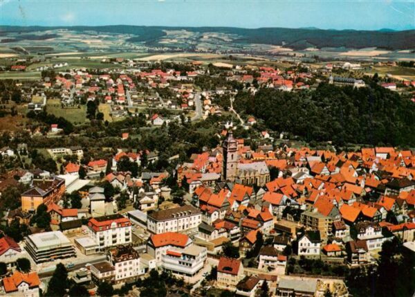 Bad Wildungen Fliegeraufnahme