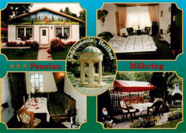 Bad Suderode Pension Moehring Gaststube Zimmer Gartenschaukel