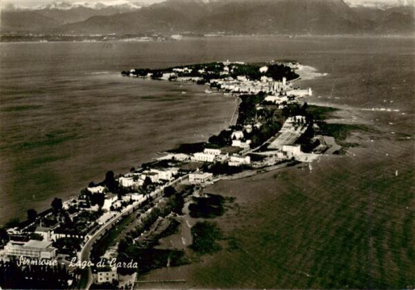 Sirmione Lago di Garda Fliegeraufnahme