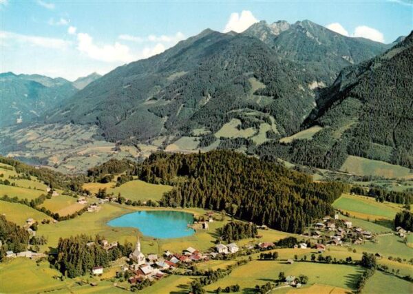 Goldegg Pongau AT Fliegeraufnahme